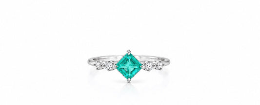 Paraiba Topaz S925 ring with an Adjustable band