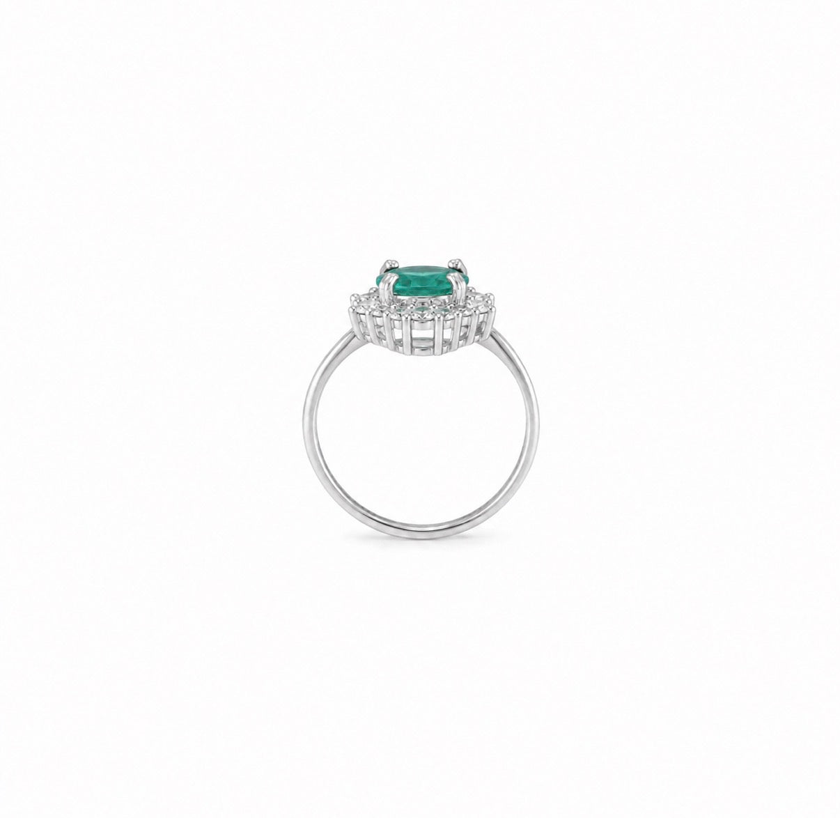 Paraiba Topaz S925 ring with an Adjustable band