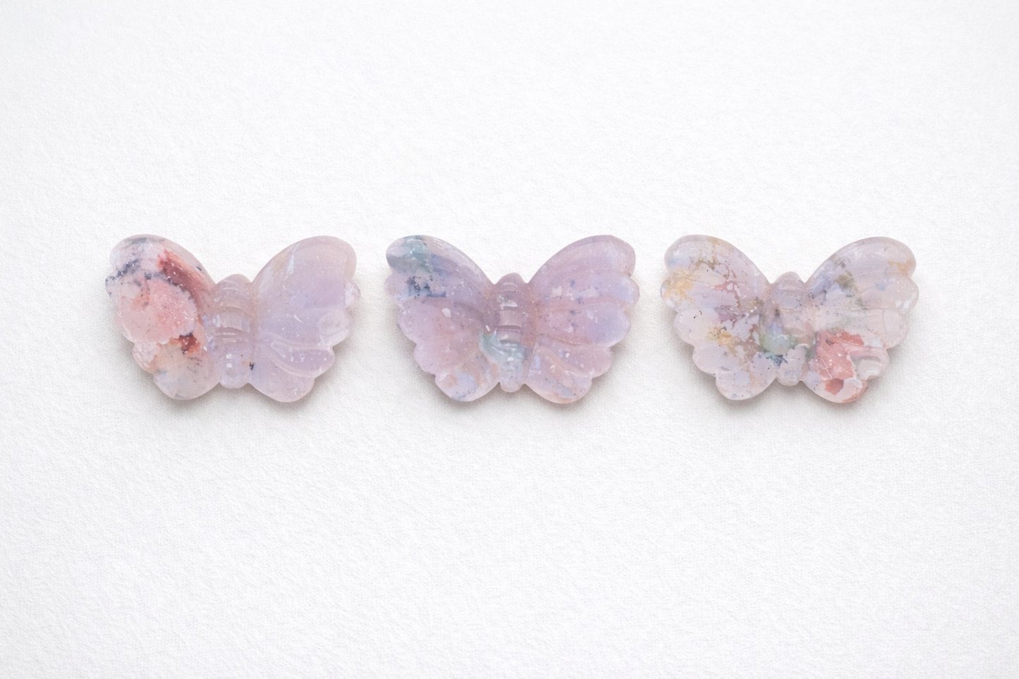 Flower Agate Butterflies