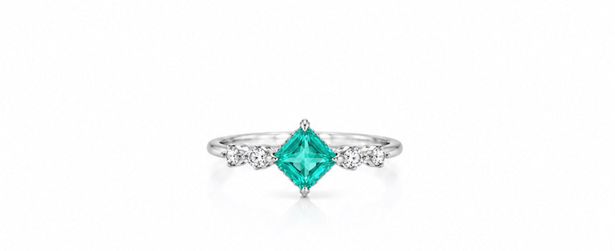 Paraiba Topaz S925 ring with an Adjustable band