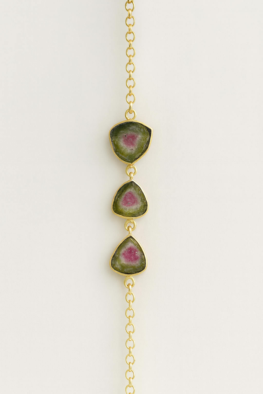 Rare Watermelon Tourmaline Bracelet